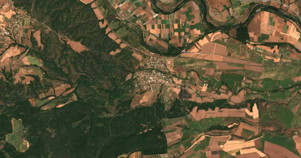 Mapa por satélite de Biser