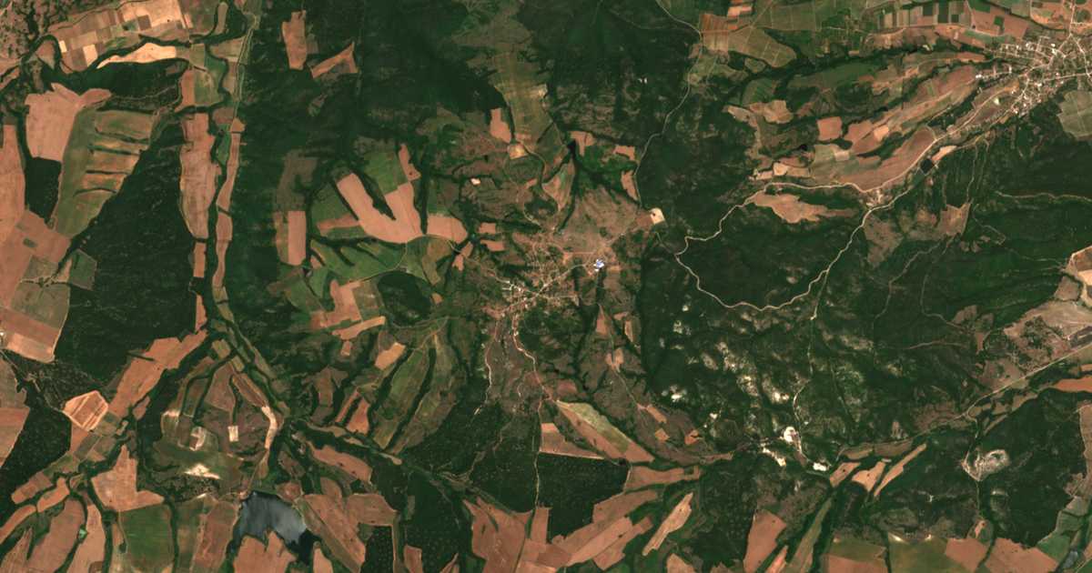 Mapa por satélite de Černa Mogila