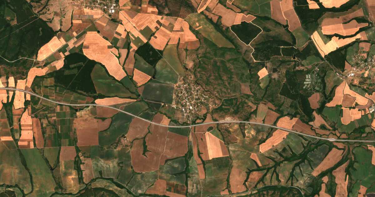 Mapa por satélite de Poljanovo