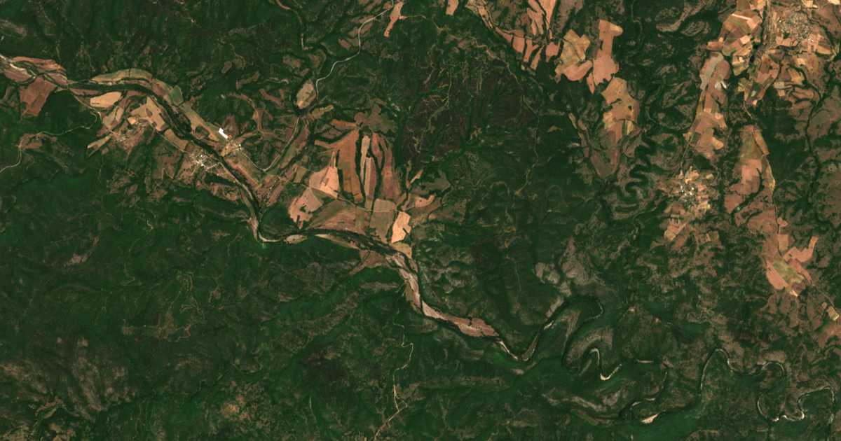 Mapa por satélite de Beli dol