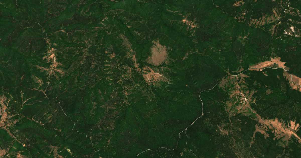 Mapa por satélite de Bubino
