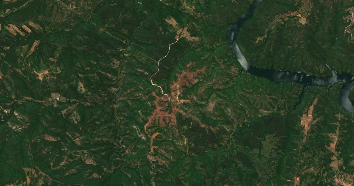 Mapa por satélite de Gornoselci