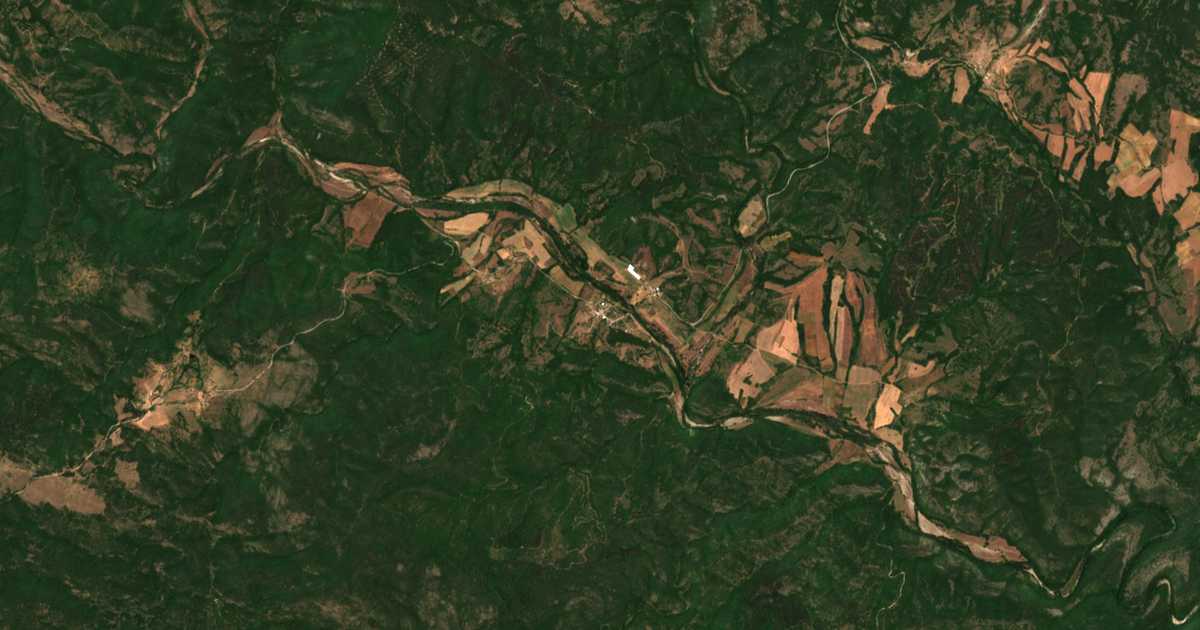 Mapa por satélite de Gugutka