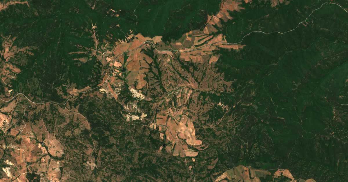 Mapa por satélite de Kobilino