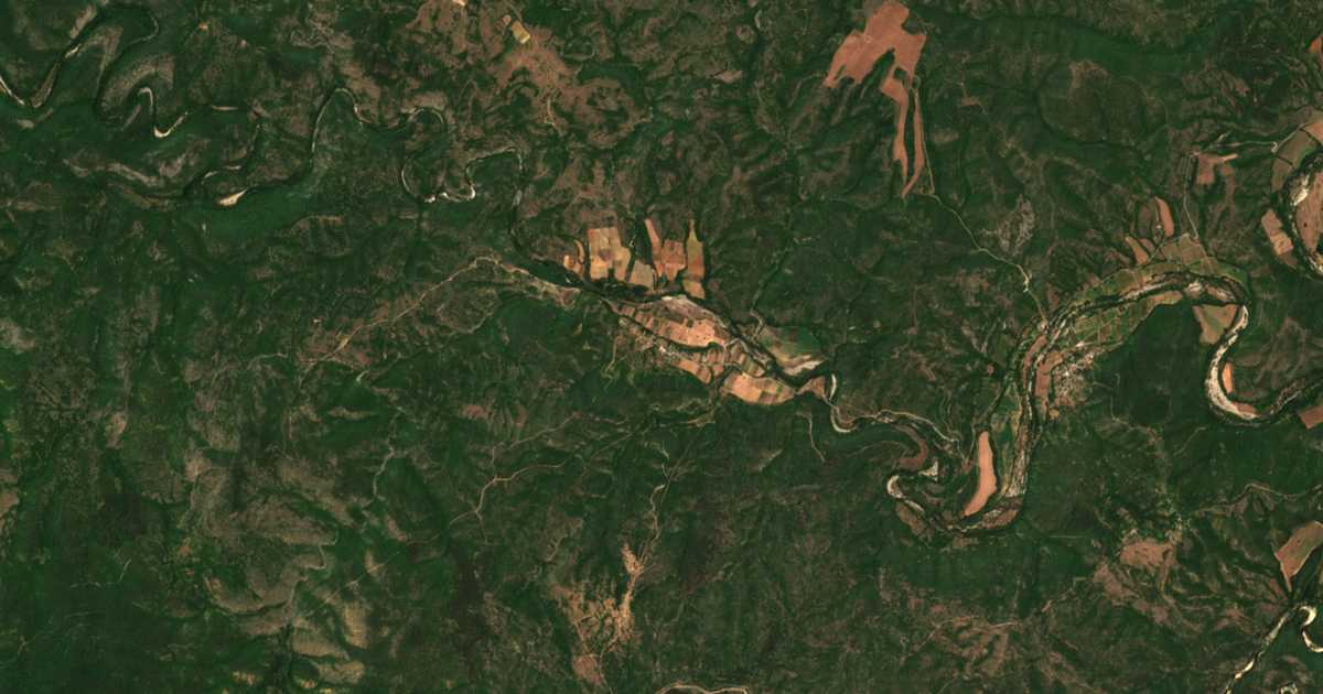 Mapa por satélite de Meden buk