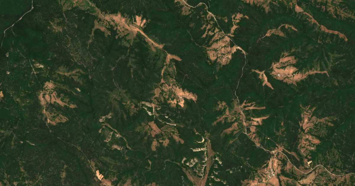 Mapa por satélite de Paškul