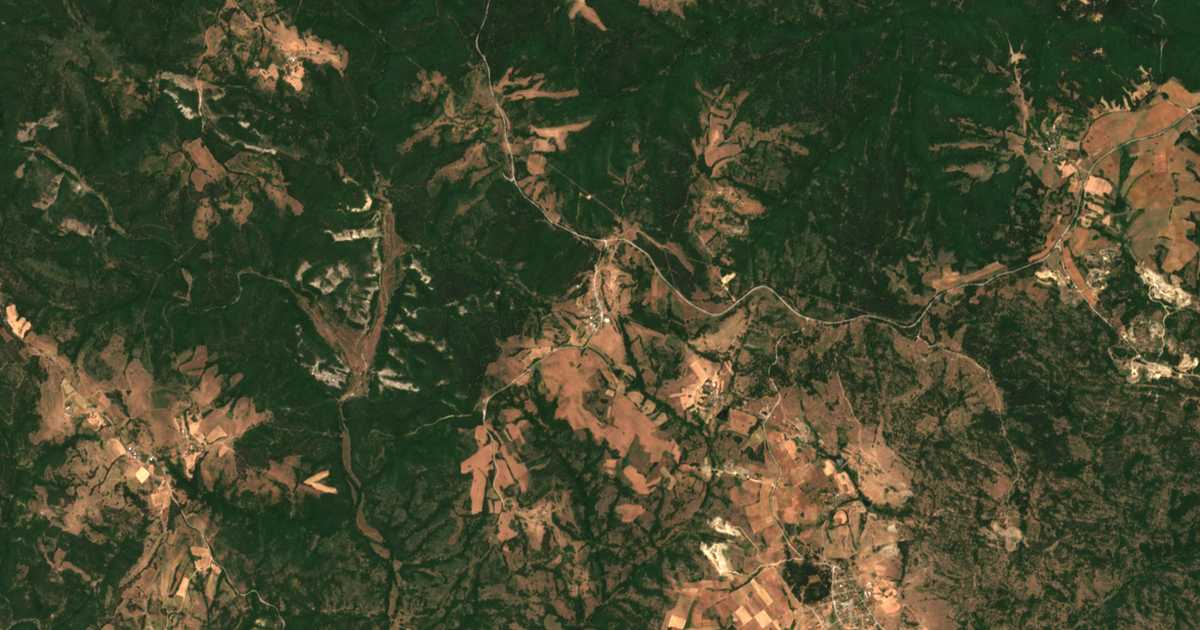 Mapa por satélite de Planinec
