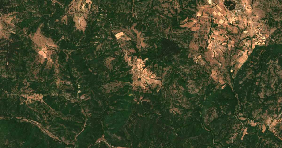Mapa por satélite de Rozino