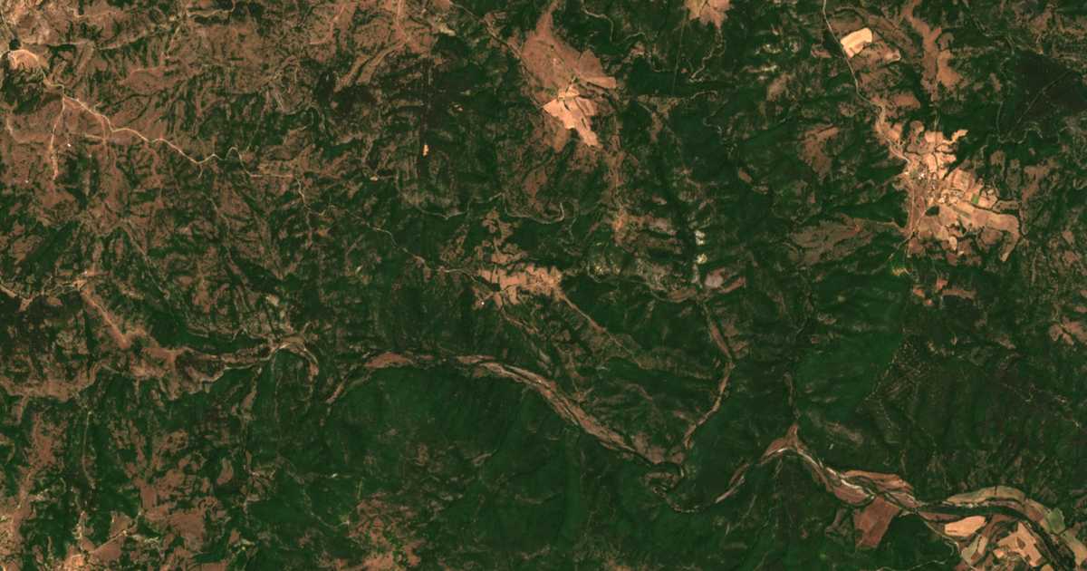 Mapa por satélite de Vis