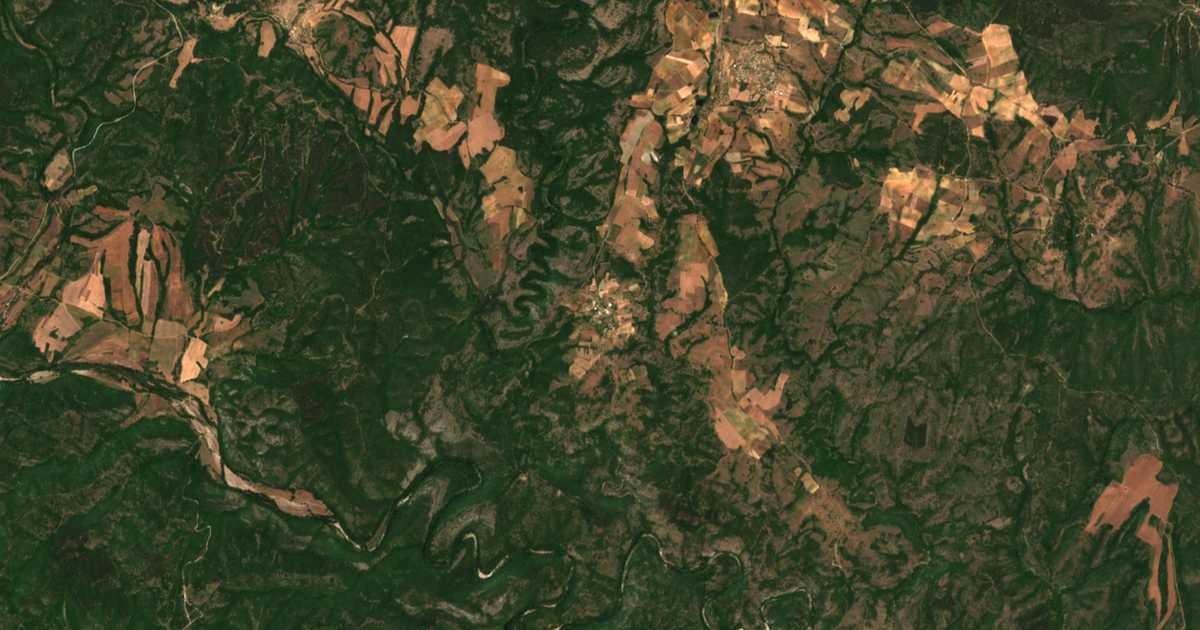 Mapa por satélite de Železari