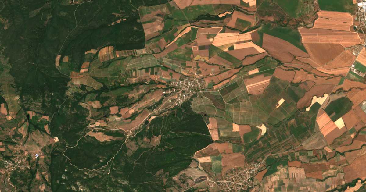 Mapa por satélite de Belica