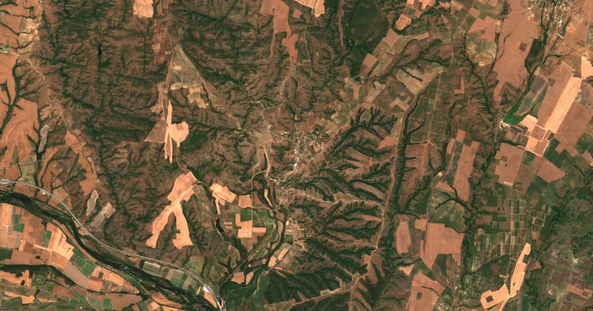 Mapa por satélite de Jerusalimovo