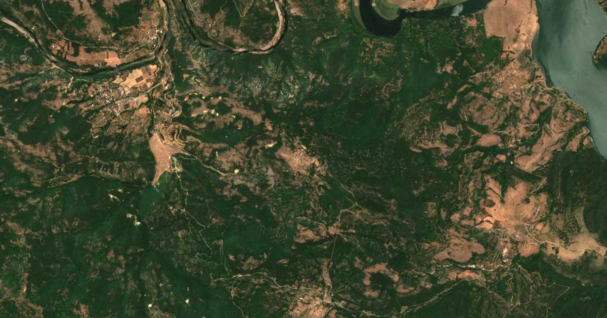 Mapa por satélite de Gaberovo