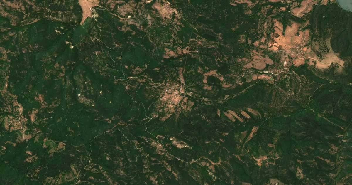 Mapa por satélite de Malko Popovo