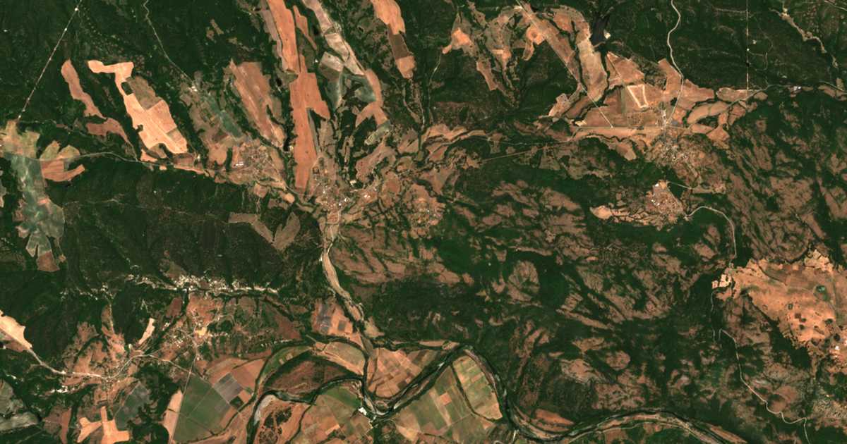 Mapa por satélite de Rumelija