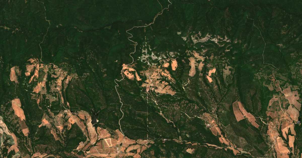 Mapa por satélite de Selska Poljana