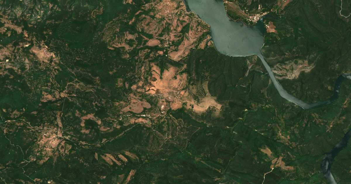 Mapa por satélite de Senoklas
