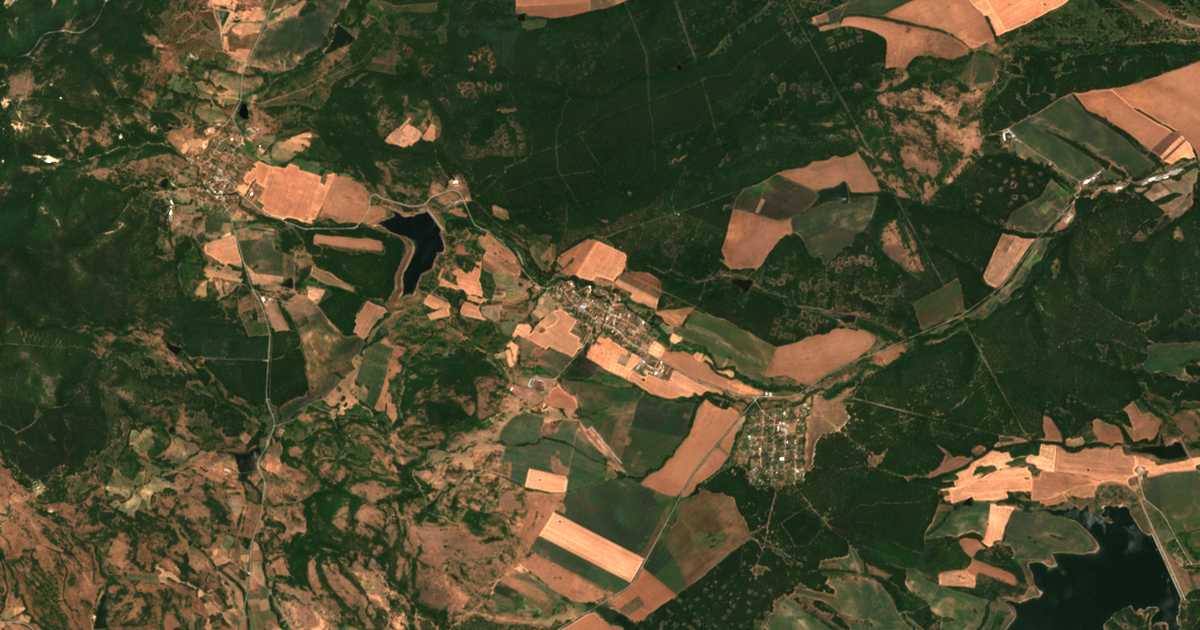 Mapa por satélite de Sirakovo