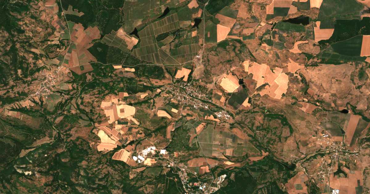 Mapa por satélite de Susam