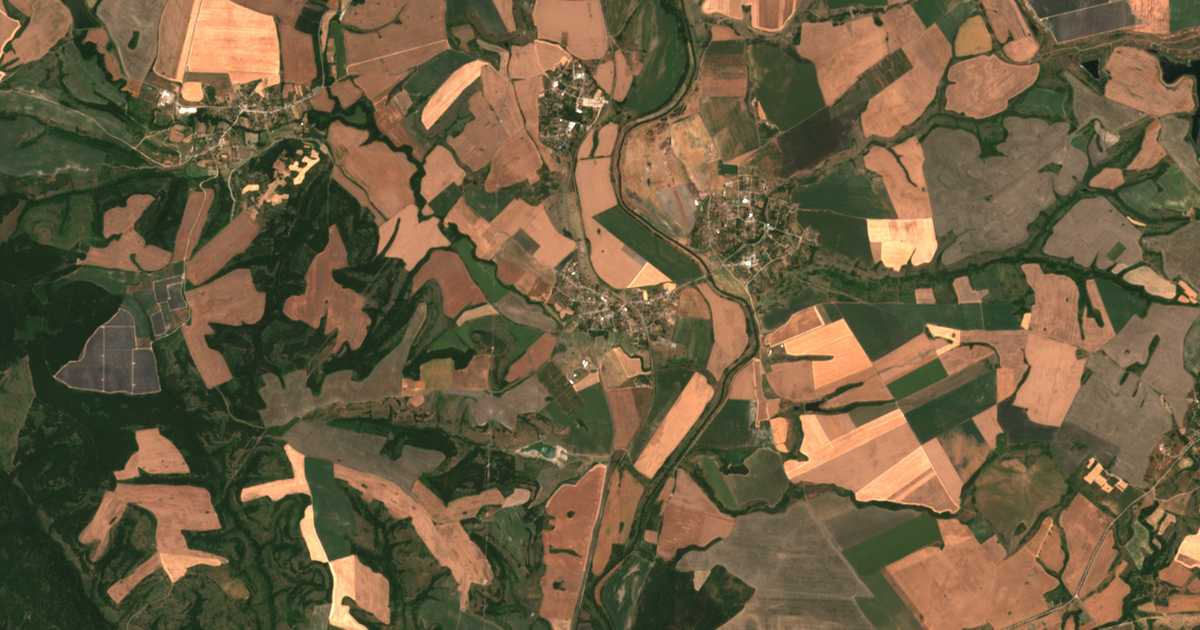 Mapa por satélite de Kalugerovo