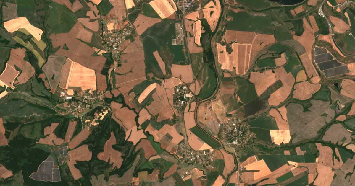 Mapa por satélite de Pjǎsačevo