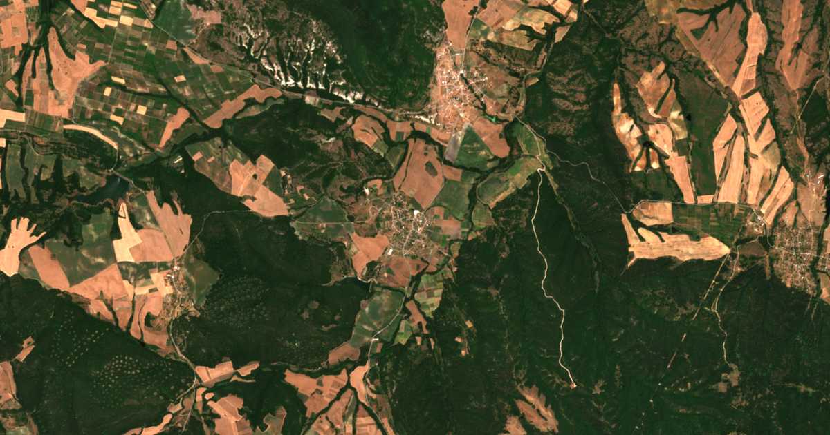 Mapa por satélite de Dolno Botevo