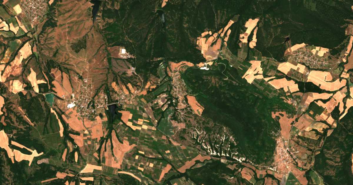 Mapa por satélite de Kralevo