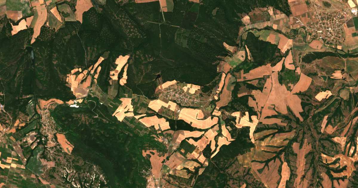 Mapa por satélite de Malǎk Izvor