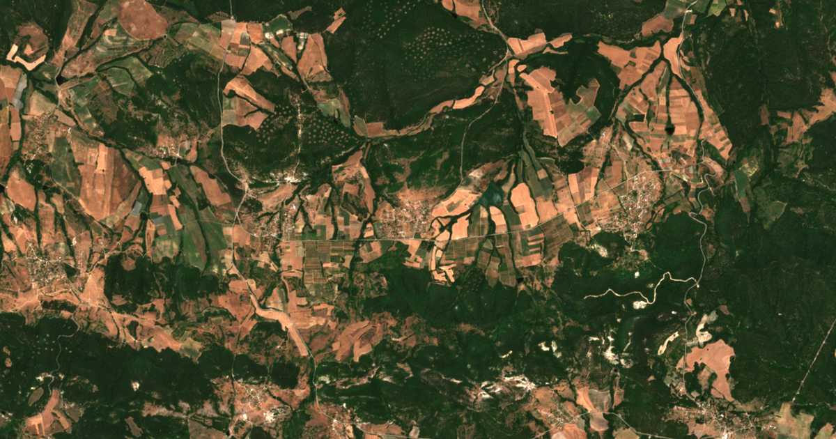 Mapa por satélite de Zimovina
