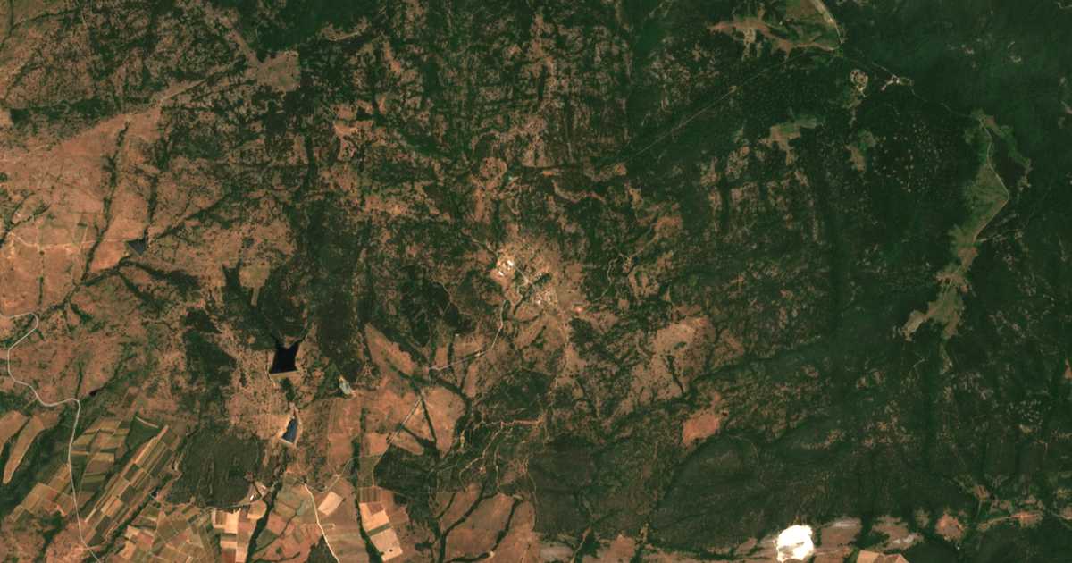 Mapa por satélite de Kostur