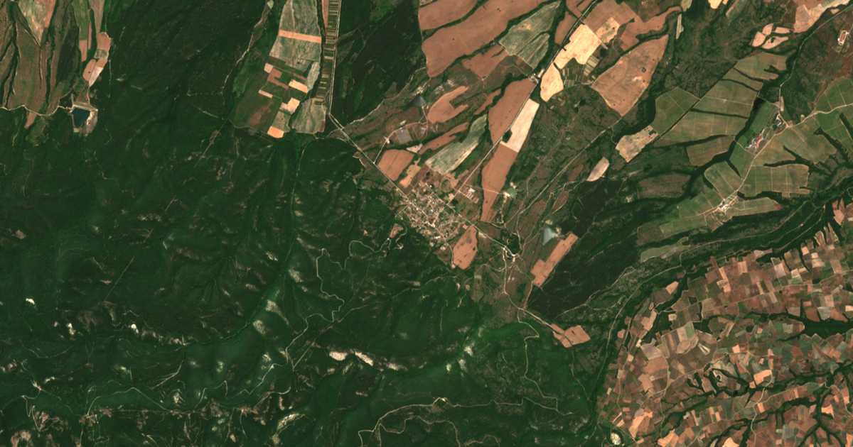 Mapa por satélite de Mezek