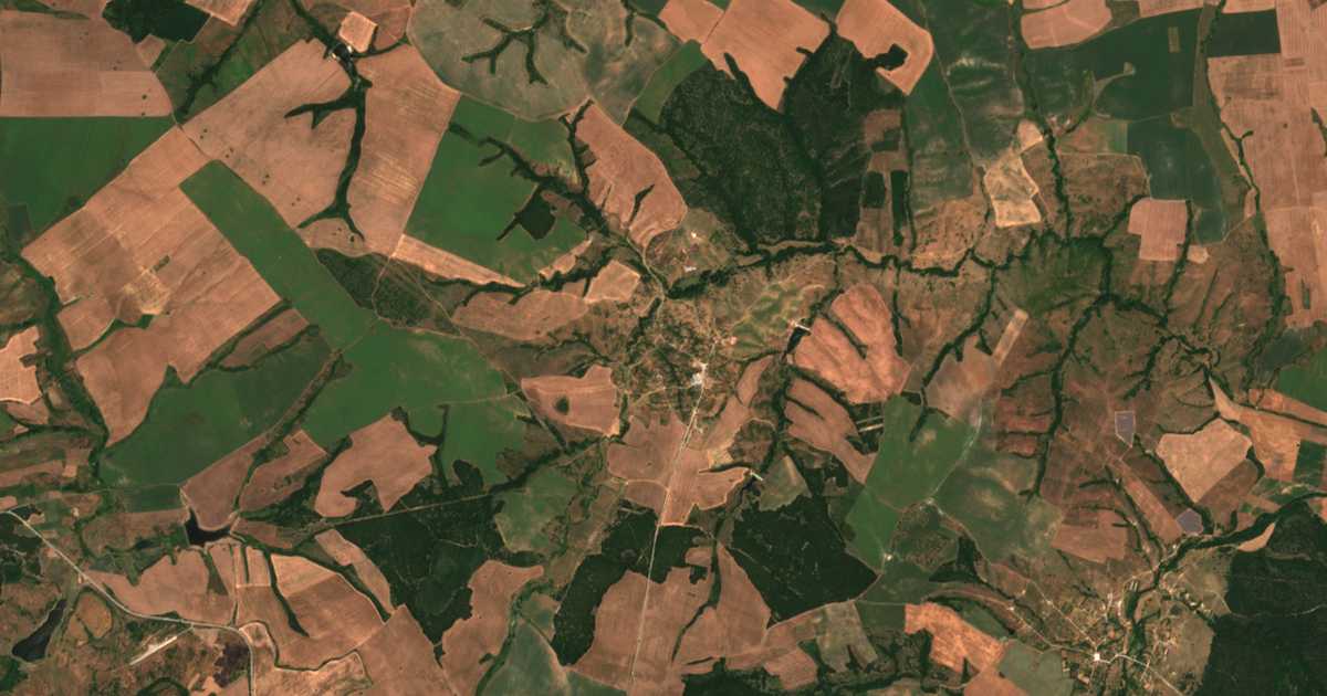 Mapa por satélite de Kamenna reka