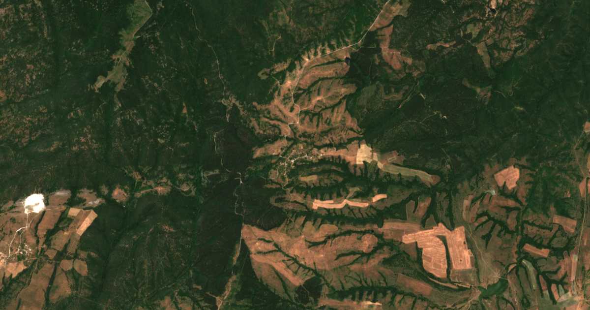 Mapa por satélite de Planinovo