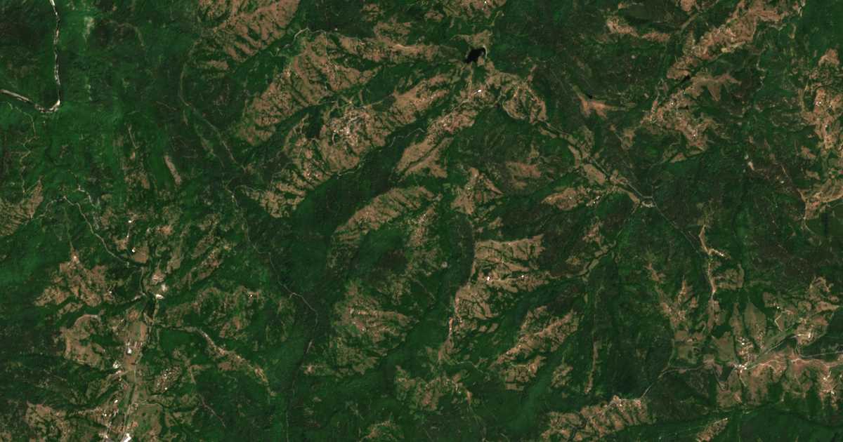Mapa por satélite de Červena Skala