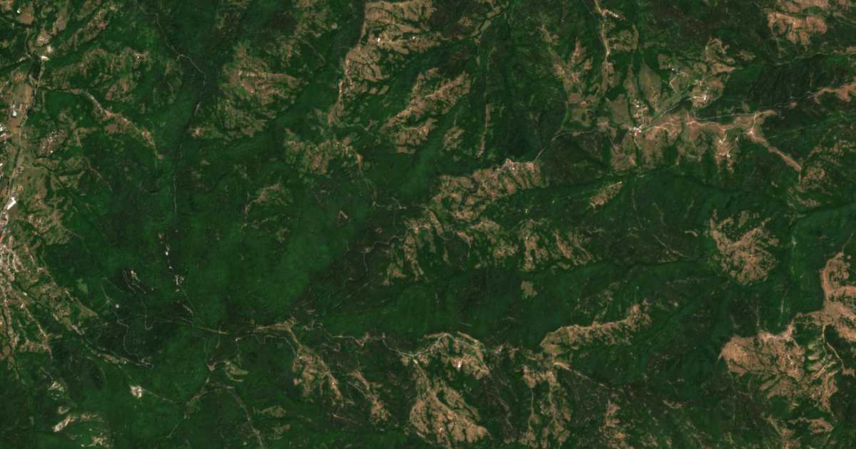 Mapa por satélite de Čubrika