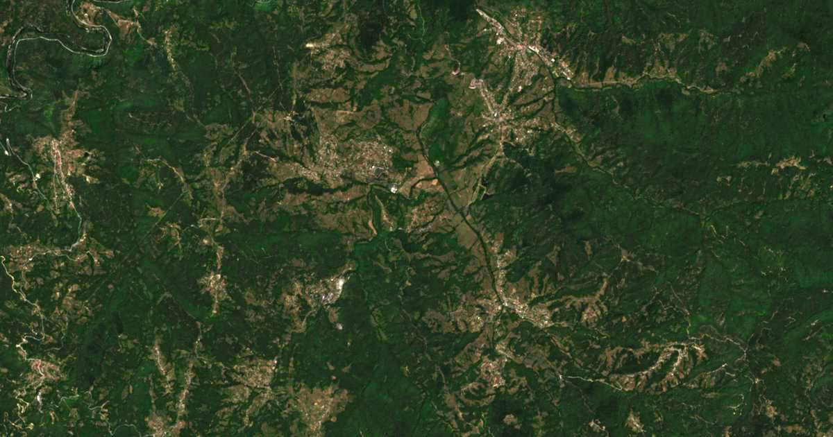 Mapa por satélite de Glavnik