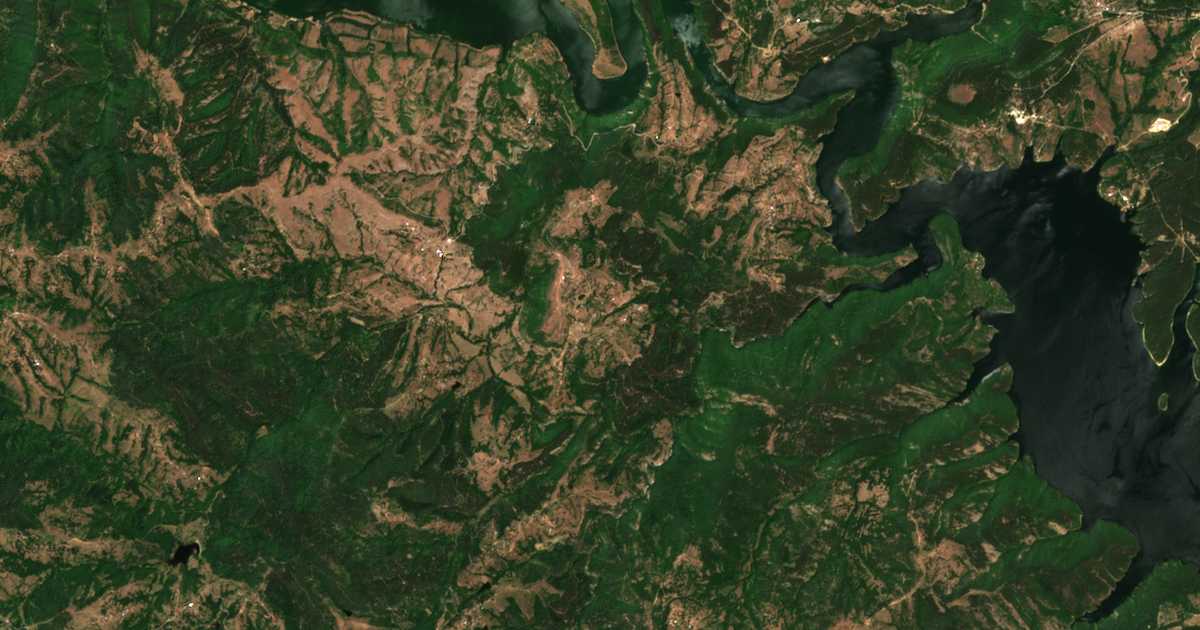 Mapa por satélite de Golobrad