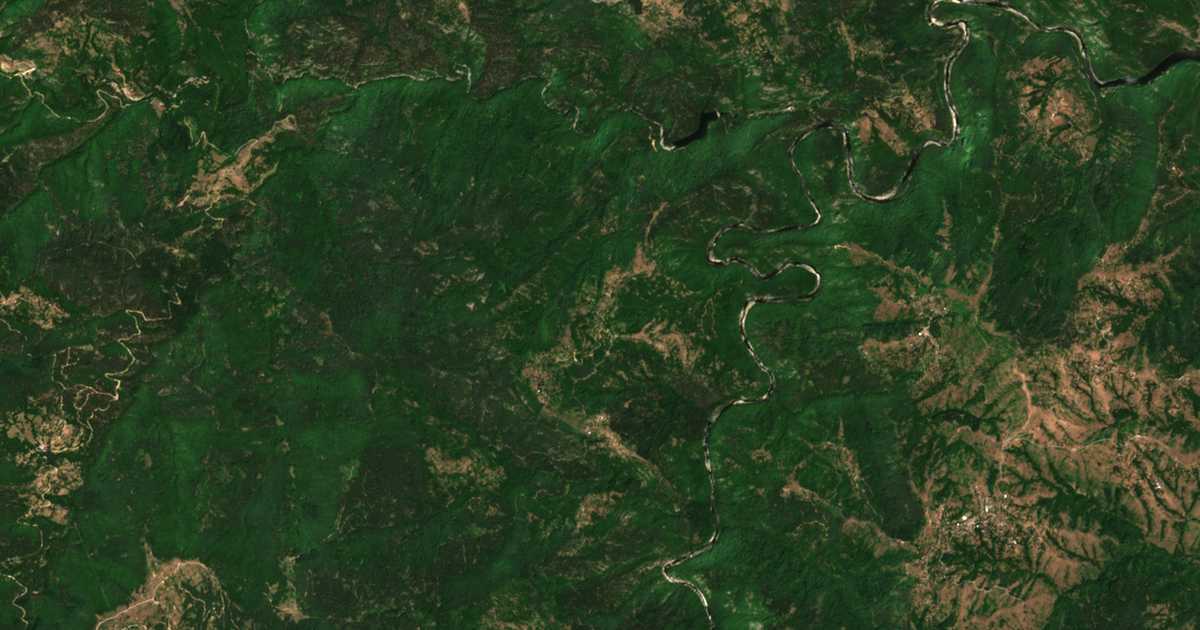 Mapa por satélite de Ljubino