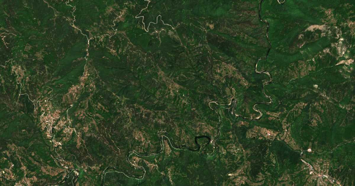 Mapa por satélite de Musevo