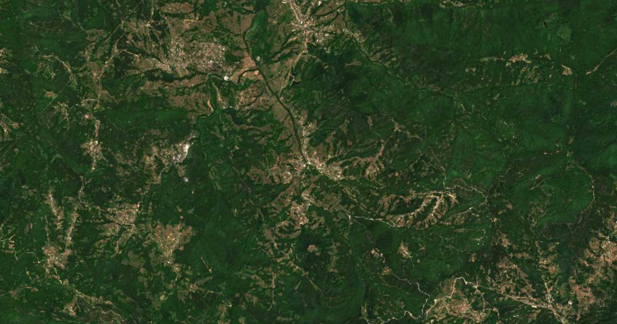 Mapa por satélite de Padina