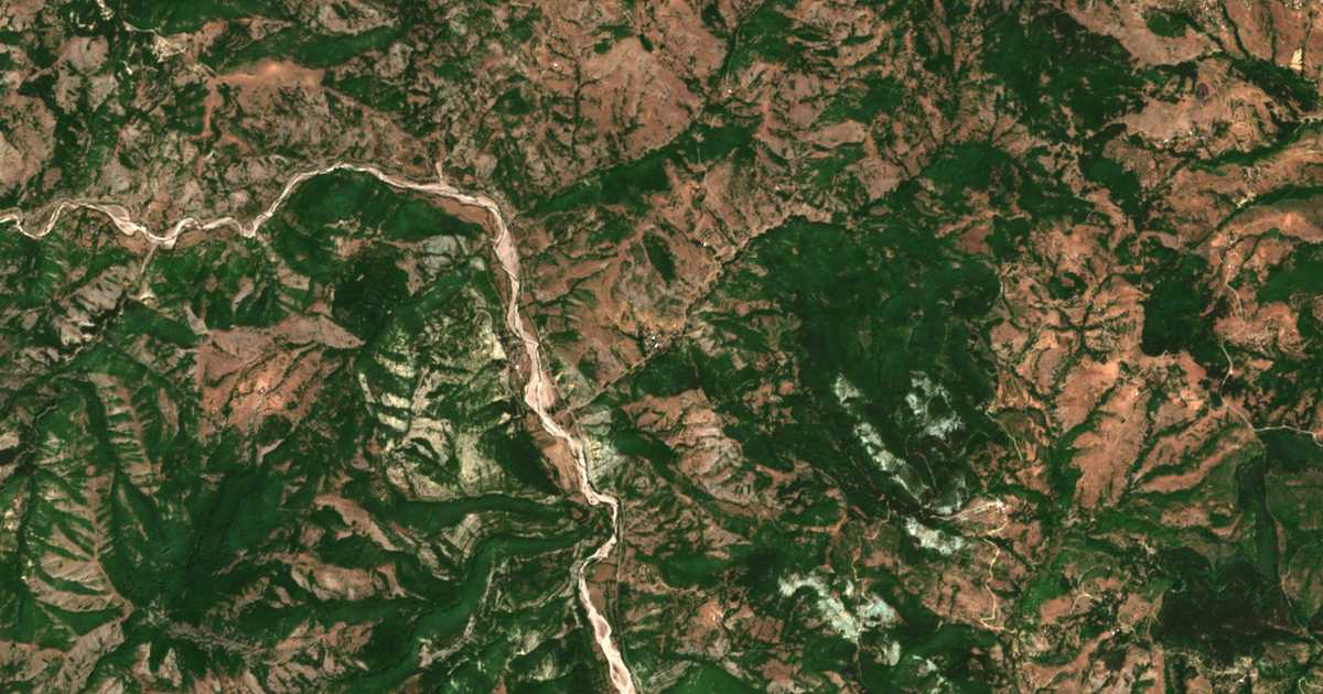 Mapa por satélite de Bakalite