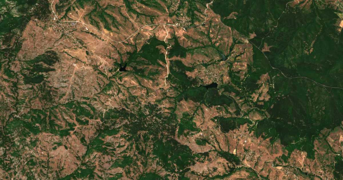 Mapa por satélite de Černa Niva
