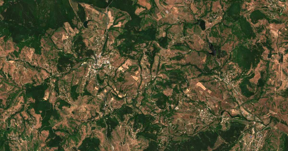 Mapa por satélite de Draganovo