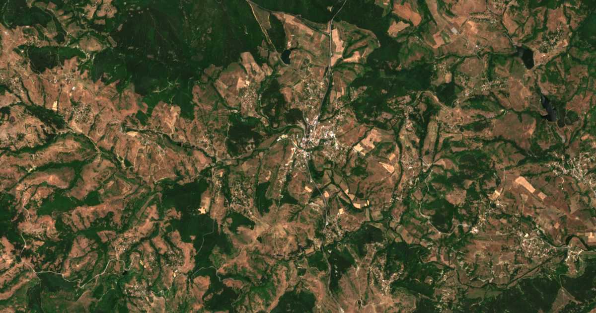 Mapa por satélite de Kableškovo