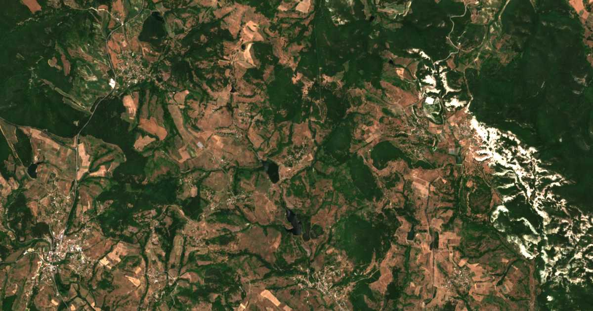 Mapa por satélite de Minzuhar
