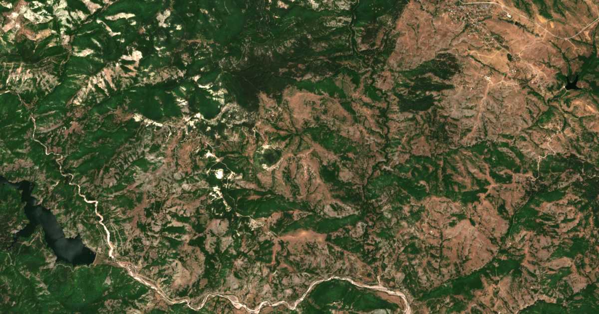 Mapa por satélite de Nebeska