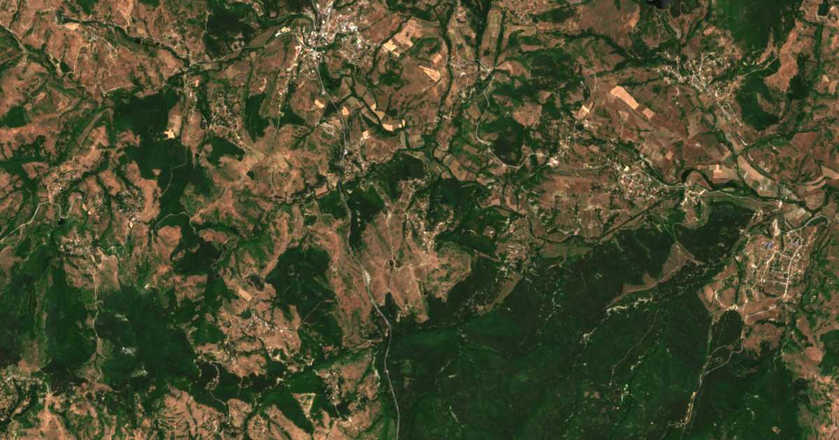 Mapa por satélite de Patica