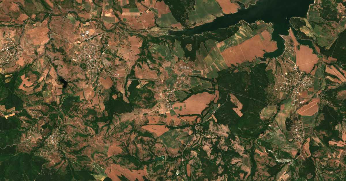 Mapa por satélite de Petelovo