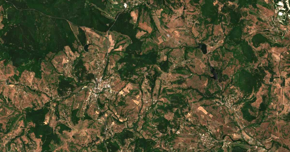 Mapa por satélite de Voždovo