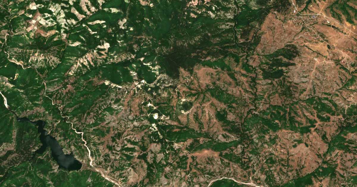 Mapa por satélite de Ženda